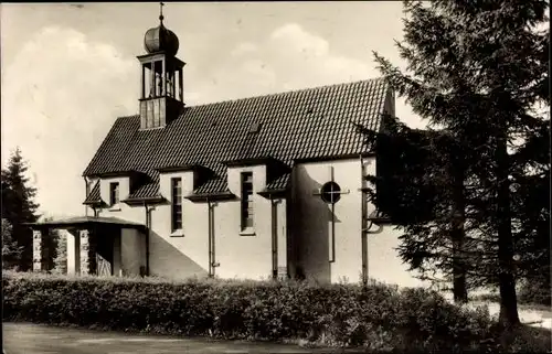 Ak Bad Brambach im Vogtland, Katholische Kirche