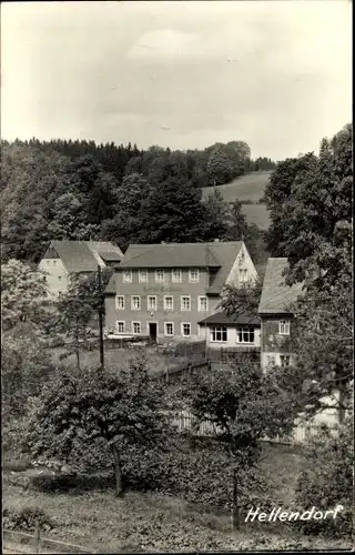 Ak Hellendorf Bad Gottleuba-Berggießhübel in Sachsen, Gasthaus