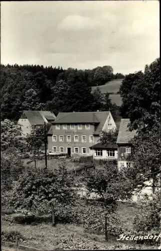 Ak Hellendorf Bad Gottleuba-Berggießhübel in Sachsen, Gasthaus