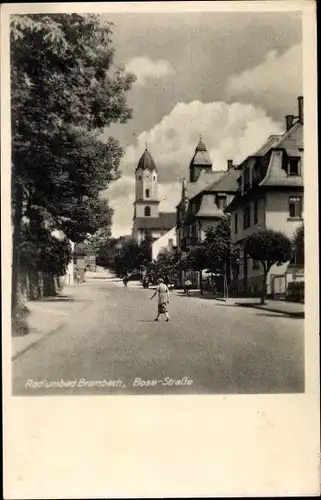 Ak Bad Brambach im Vogtland, Bose Straße