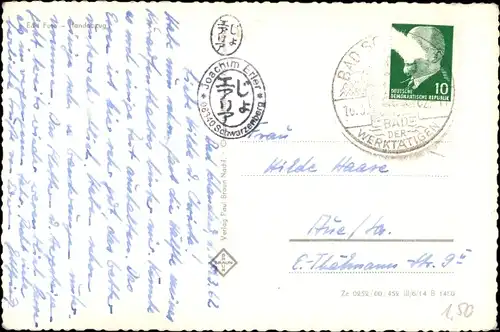 Ak Bad Schandau Elbe, Marktplatz, Kirche