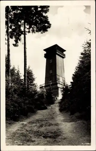 Ak Schönberg am Kapellenberg Bad Brambach im Vogtland, Kapellenbergturm