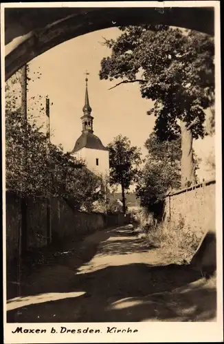 Ak Maxen Müglitztal in Sachsen, Kirche