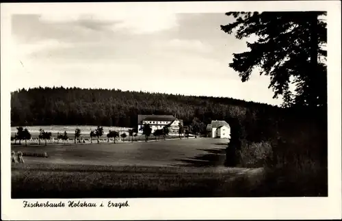 Ak Holzhau Rechenberg Bienenmühle Erzgebirge, Fischerbaude