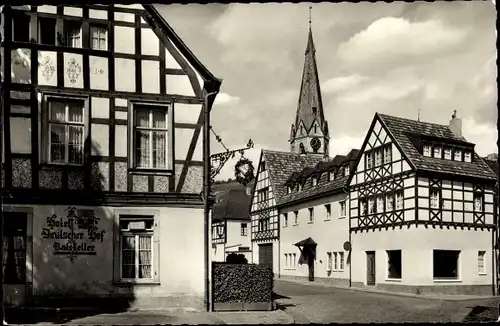 Ak Ahrweiler in Rheinland Pfalz, Hotel Deutscher Hof, Oberhutstraße