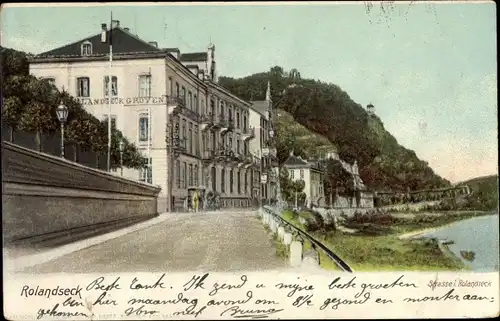 Ak Rolandseck Remagen am Rhein, Uferstraße, Haus Groyen