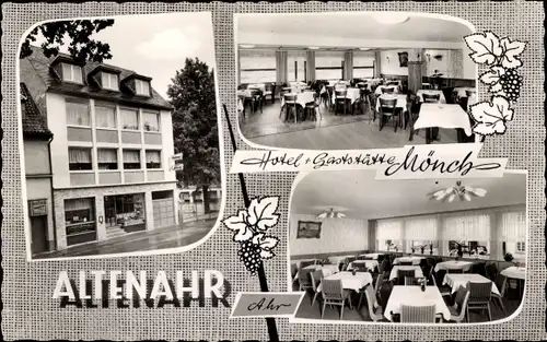 Ak Altenahr im Ahrtal, Hotel und Gaststätte Mönch