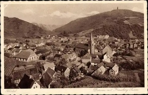 Ak Dernau an der Ahr, Panorama mit Krausberg Turm