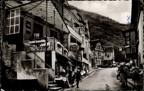 Ak Kamp Bornhofen am Rhein, Burgenstraße, Gasthaus Krone