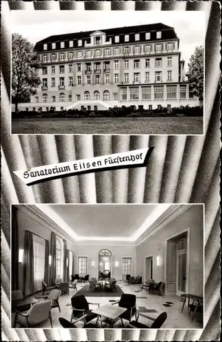 Ak Bad Eilsen Niedersachsen, Sanatorium, Fürstenhof