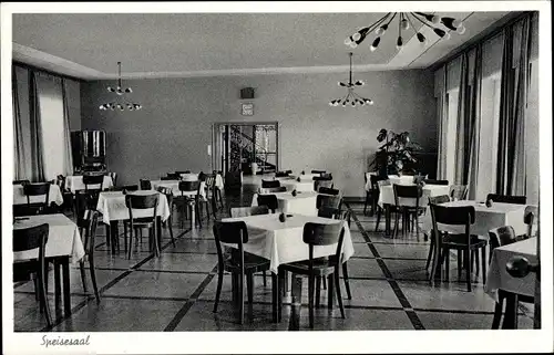 Ak Königswinter am Rhein, Bergmann Erholungswerk E.V., Heim Rosenau, Speisesaal