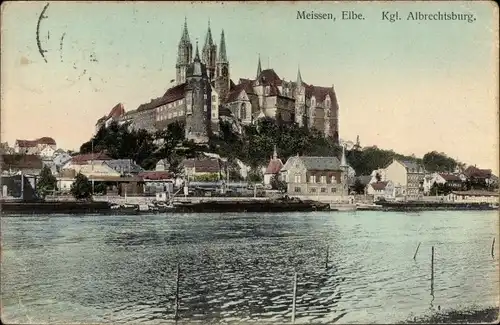 Ak Meißen an der Elbe, Kgl. Albrechtsburg