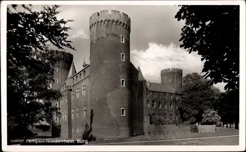 Ak Kempen am Niederrhein, Burg