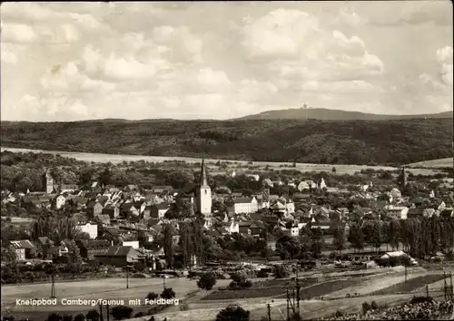 Ak Bad Camberg im Taunus, Feldberg, Kirche, Panorama