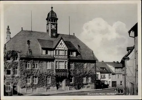 Ak Gernrode Quedlinburg im Harz, Rathaus