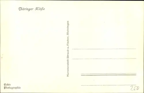 Ak Thüringerin mit Kloßschale, Volkstracht