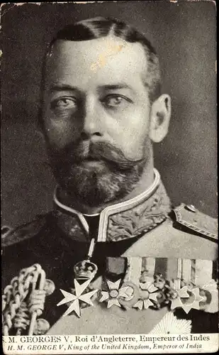 Ak König Georg V. von England, King George V.