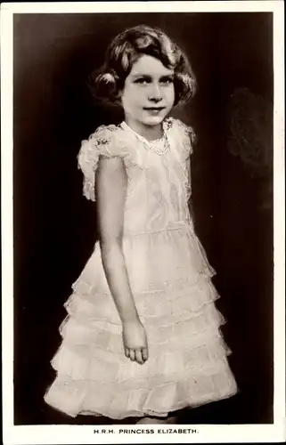 Ak Königin Elisabeth II. von England, Princess Elizabeth II., Portrait als Kind
