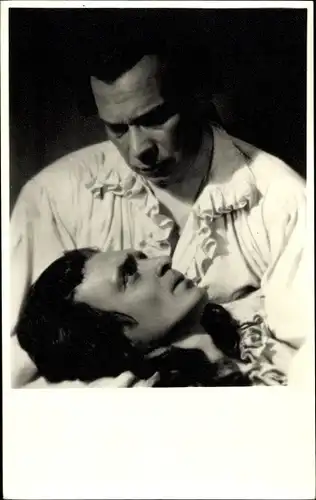 Foto Ak Schauspieler Albin Skoda mit Edward Valser