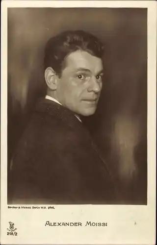 Ak Schauspieler Alexander Moissi, Portrait, RPH 218 2