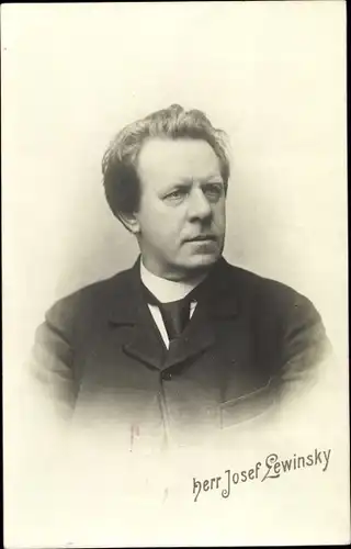 Ak Schauspieler Lewinski, Portrait