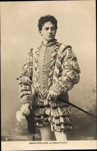 Ak Schauspieler Harry Walden als Mortimer