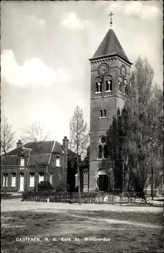 Ak Casteren Nordbrabant Niederlande, R. K. Kerk St. Willibrordus