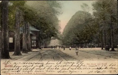 Ak Zeist Utrecht Niederlande, Het Rond met Kiosk