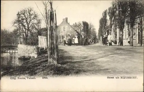 Ak Mijdrecht Utrecht Niederlande, Straßenpartie
