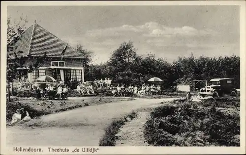 Ak Hellendoorn Overijssel, Theehuis de Uitkijk