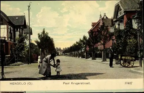 Ak Hengelo Overijssel Niederlande, Paul Krugerstraat