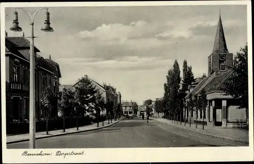 Ak Bennekom Gelderland, Dorpstraat