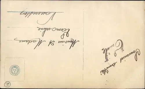 Ak Glückwunsch Neujahr, Kinder auf einem Flugzeug