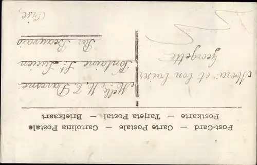 Ak Mädchen in einem Flugzeug, Fotomontage