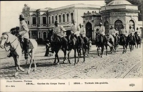 Ak Turkish life guards, türkische Soldaten, I WK