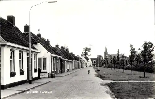 Ak Aduard Groningen Niederlande, Hofstraat