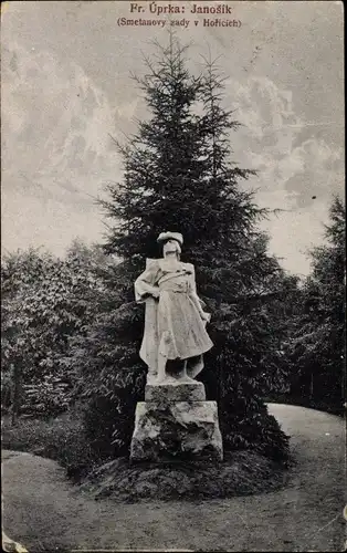 Ak Hořice v Podkrkonoší Horschitz Region Königgrätz, Fr. Uprka Janosik, Smetanovy zady