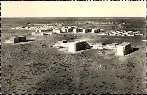 Ak Nuakschott Mauretanien, Ort aus der Vogelschau gesehen