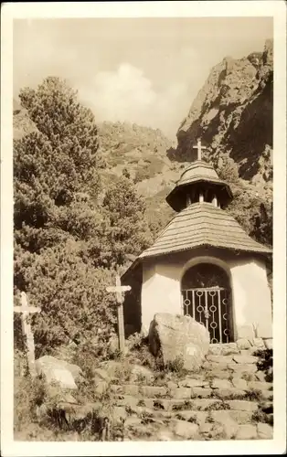 Ak Vysoké Tatry Hohe Tatra Slowakei, Kapelle, Friedhof