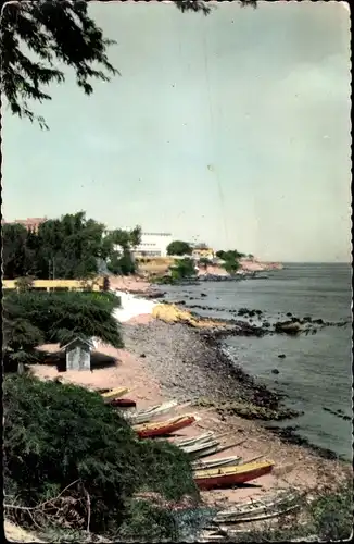 Ak Dakar Senegal, Teilansicht, Strand