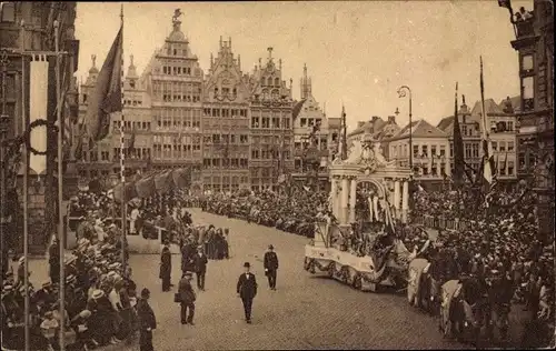 Ak Anvers Antwerpen Flandern, La Pologne, Hommage a Jean Sobieski