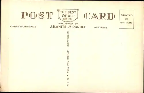 Ak Aberfoyle Schottland, Straßenpartie, Restaurant