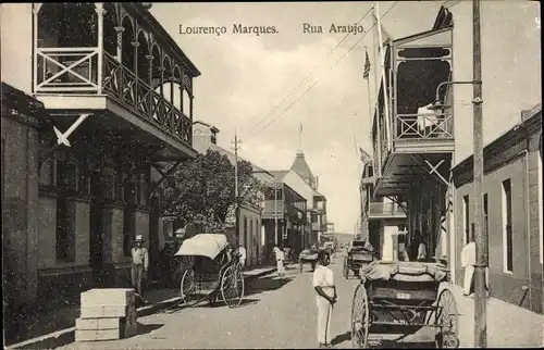 Ak Maputo Lourenco Marques Mosambik, Rua Araujo