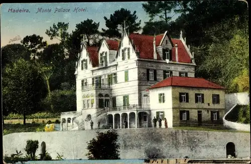 Ak Insel Madeira Portugal, Blick auf das Monte Palace Hotel
