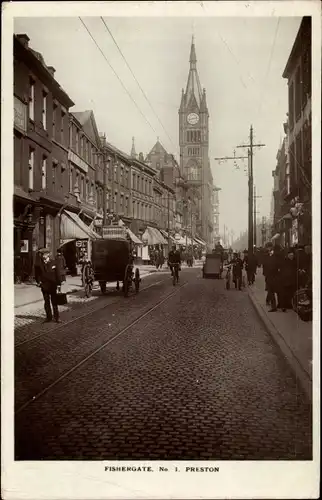 Ak Preston North West England, Fishergate