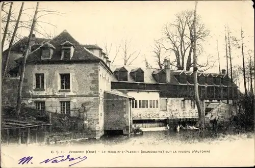 Ak Verberie Oise, Le Moulin a Planche
