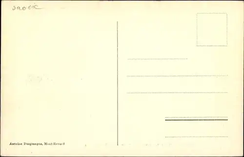 Ak Mont Revard Aix les Bains Savoie, Sommet du Mont Revard et le Mont Blanc