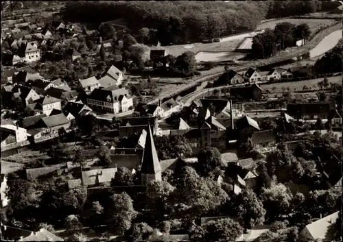 Ak Barnstorf in Niedersachsen, Fliegeraufnahme