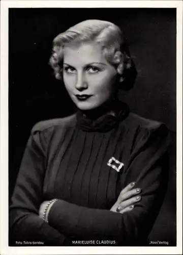 Foto Schauspielerin Marieluise Claudius, Portrait