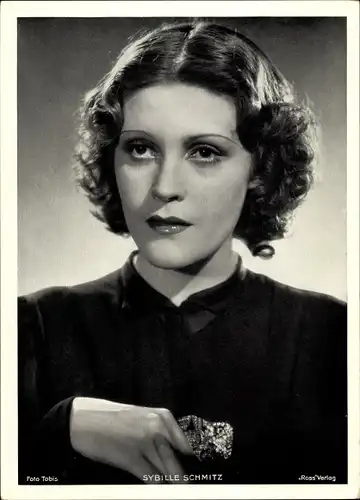 Foto Schauspielerin Sybille Schmitz, Portrait